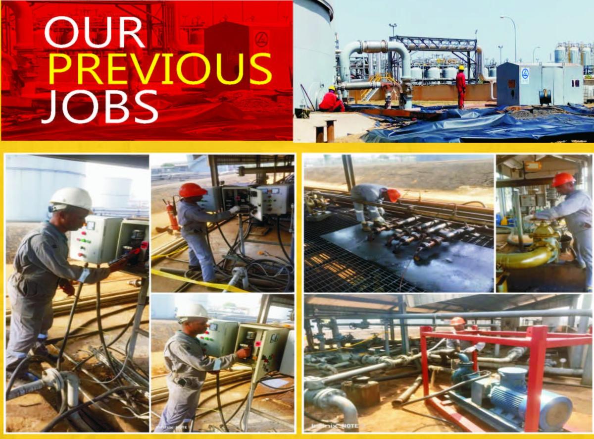 Benut team on Crude Oil Pumping Operations at Various Client's Facility